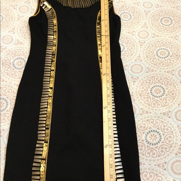 Hunt No More Black Gold Bodycon Embellished - Picture 5 of 7